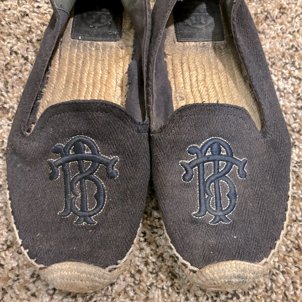 Tory Burch Espadrilles Blue Canvas